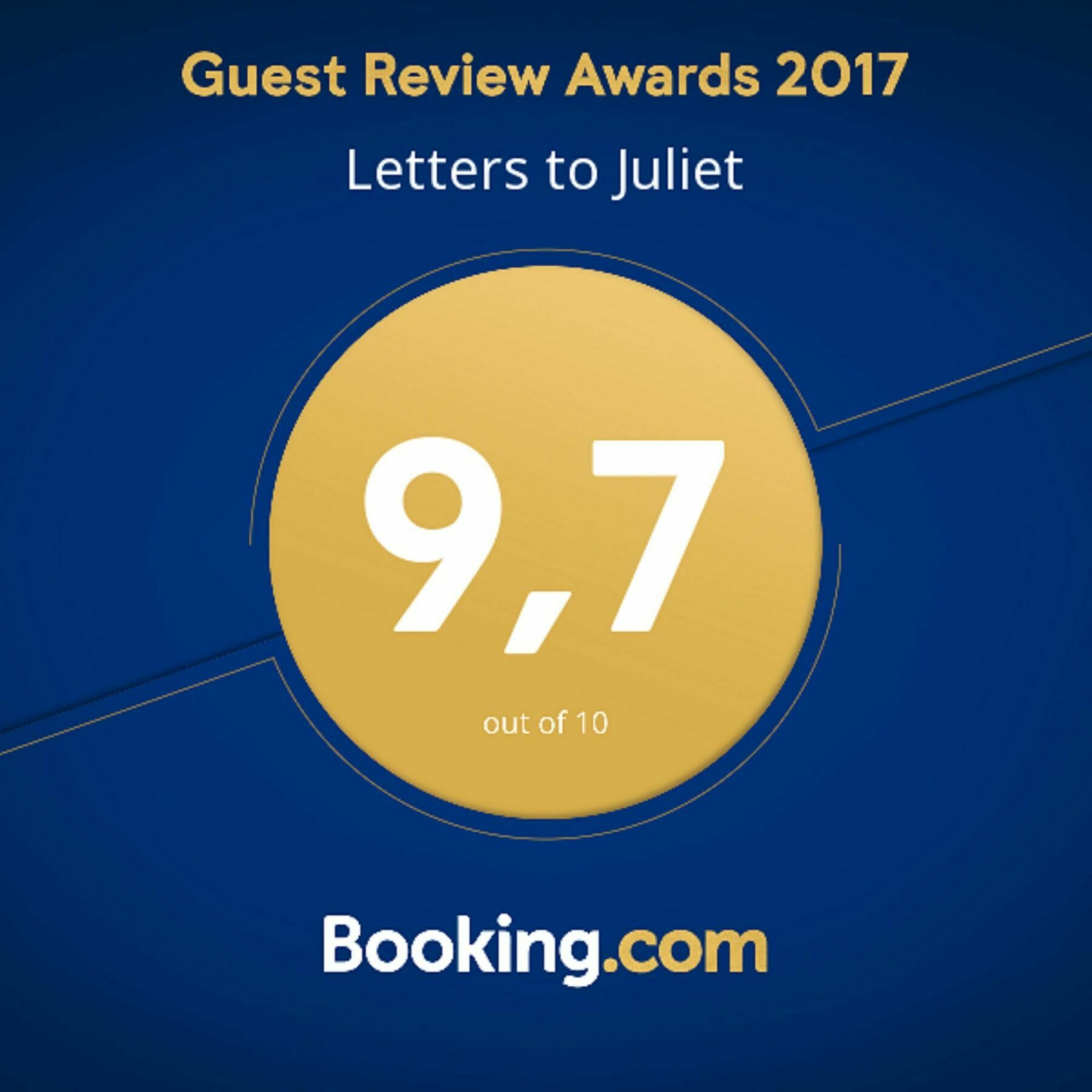 Letters To Juliet Apartment *